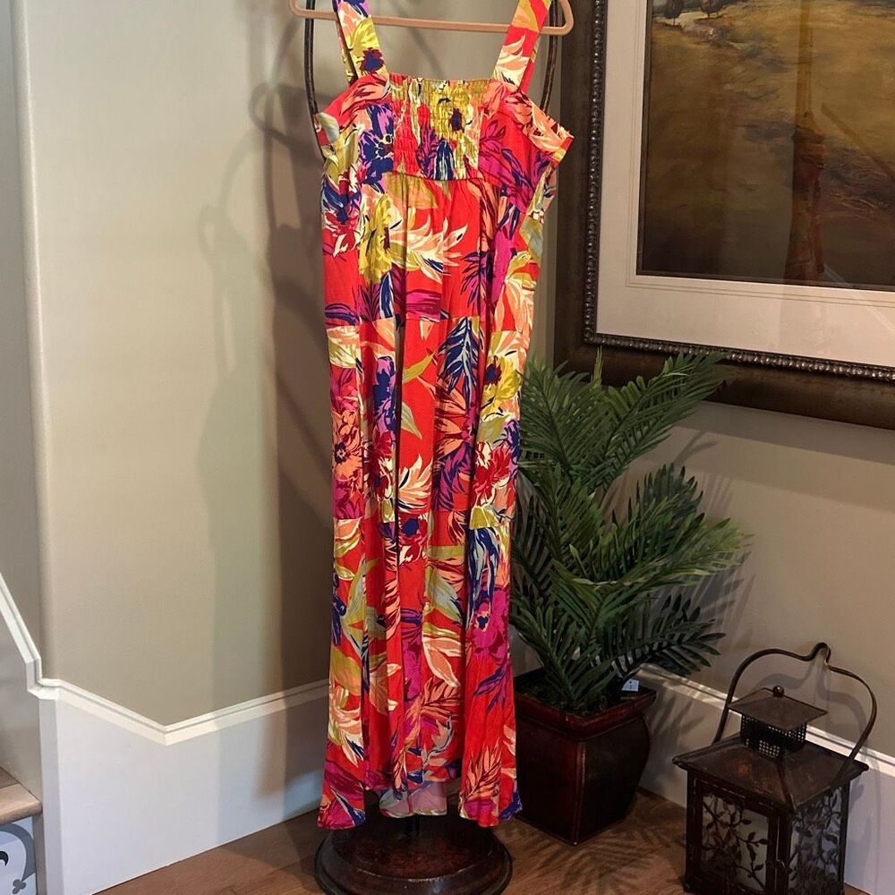 Tropical Print Sundress Size Large NWOT - Picture 8 of 8